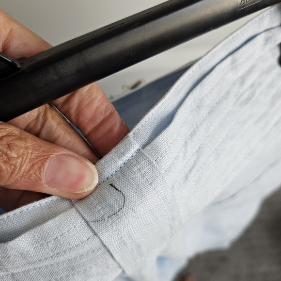 A.L.C.Milos belted broderie anglaise linen shorts - Picture 9 of 10